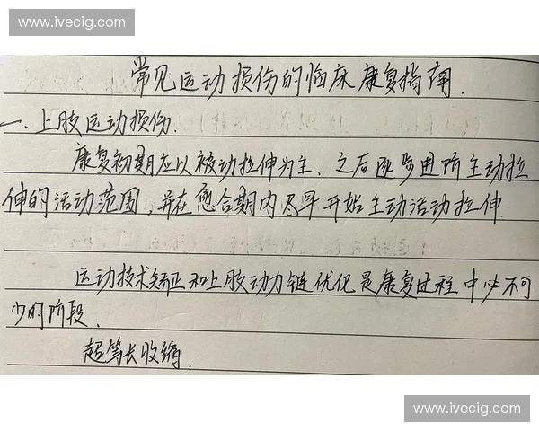 运动损伤的预防康复机制与功能恢复优化研究探索